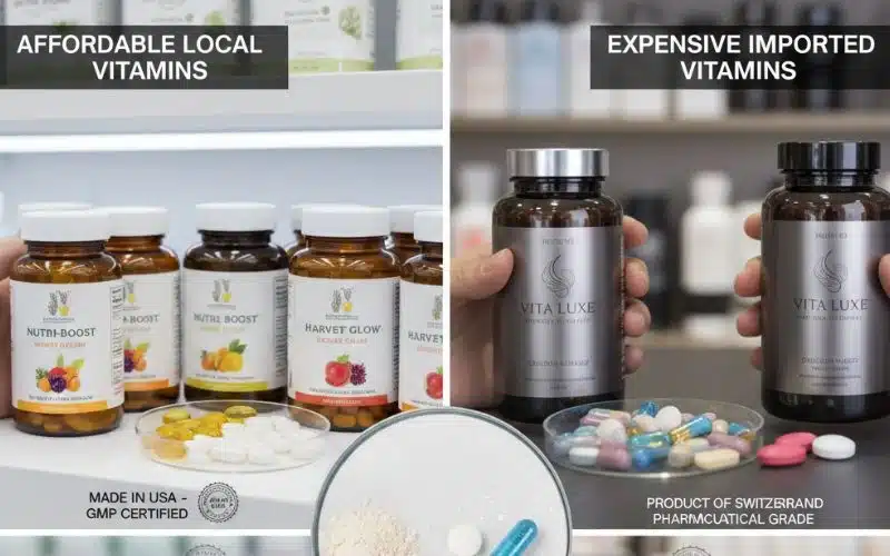 Affordable Local vs Expensive Imported Vitamins