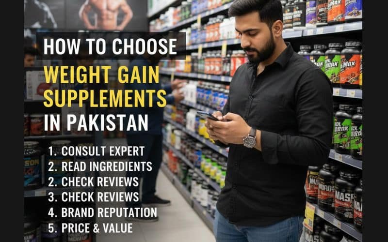 How to Choose Weight Gain Supplements in Pakistan