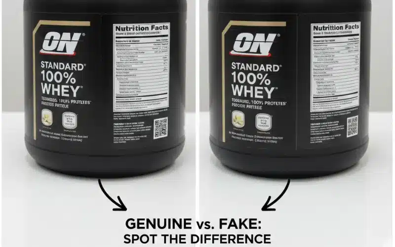 real vs fake ON Standard Whey