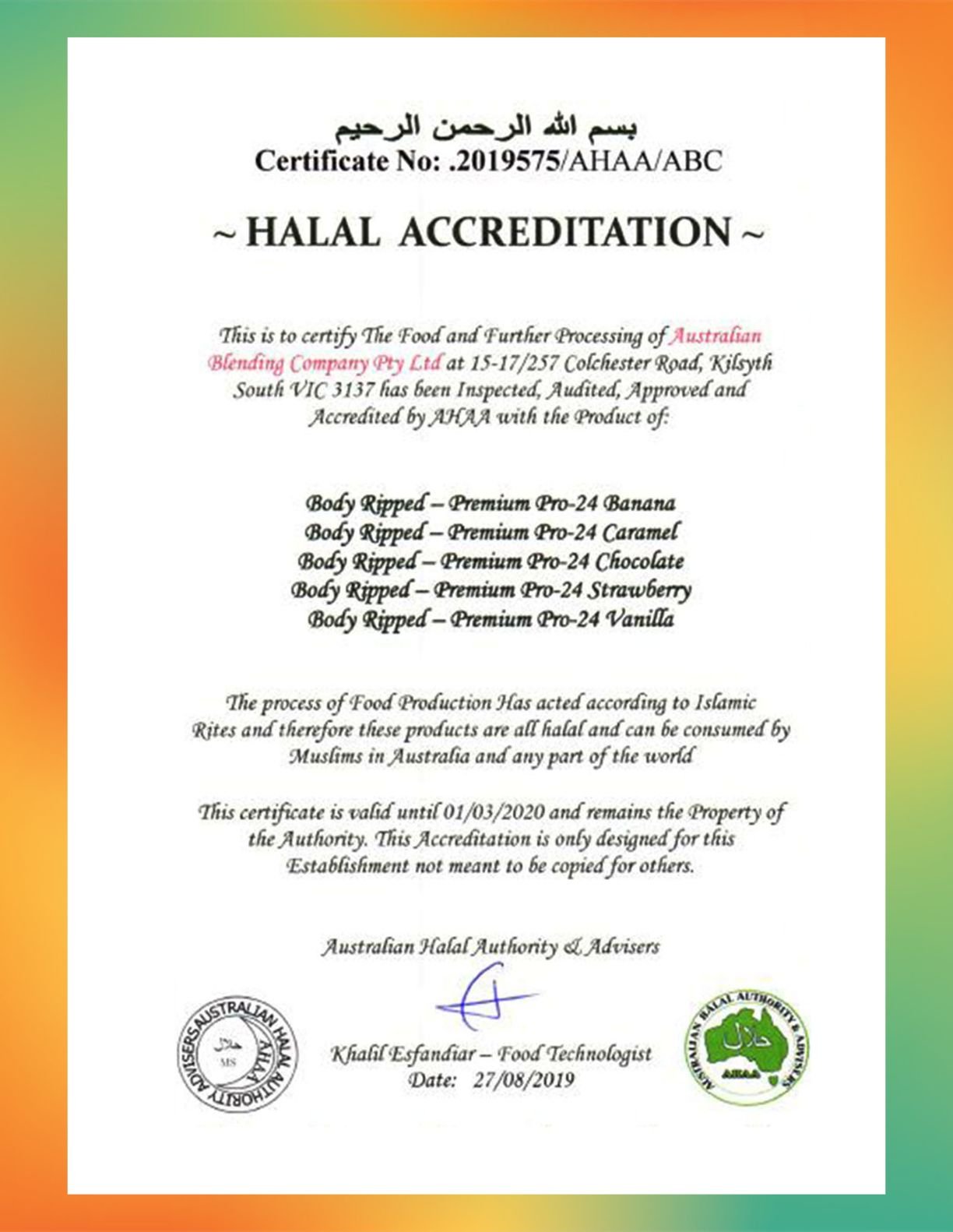 halal accreditation