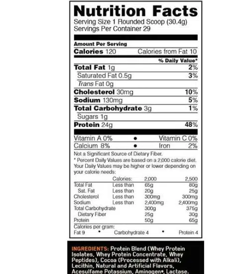 on whey 2lbs