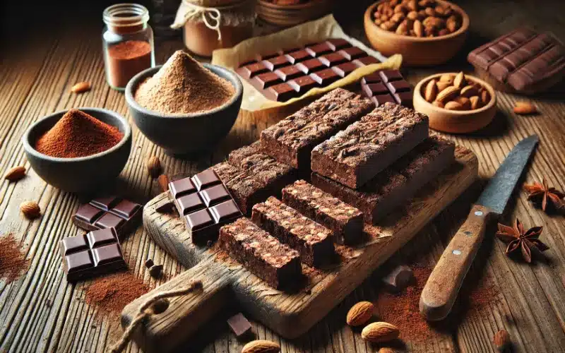 omemade Dark Chocolate Grass-Fed Whey Protein Bars