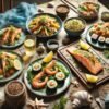 seafood inspired high protein meals