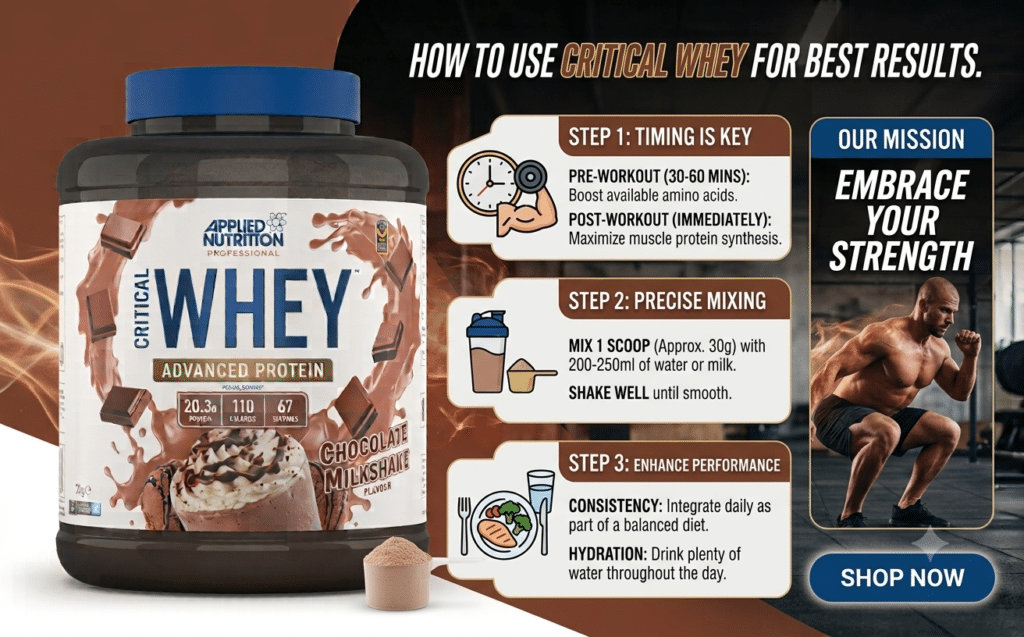 How to Use Critical Whey for Best Results
