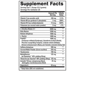 PR sciences Larry Wheels’ Pre Workout 20 serving