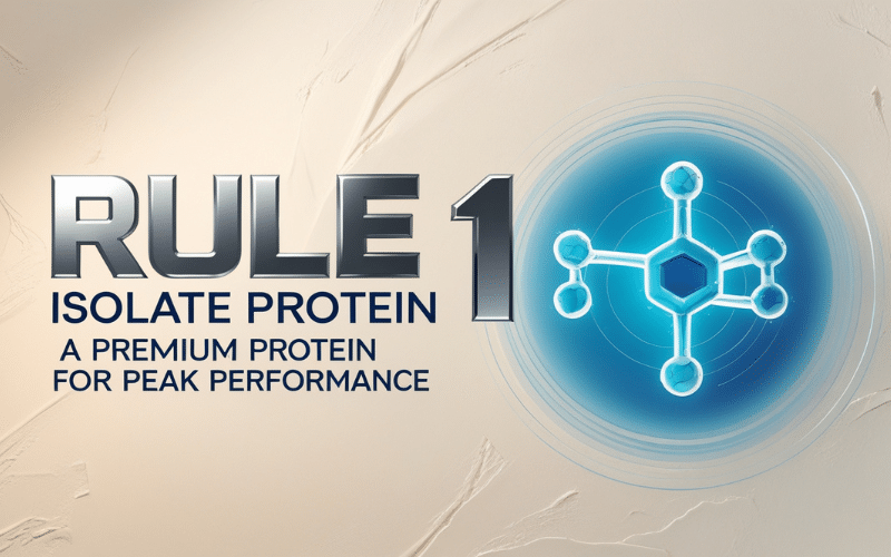 Rule 1 Isolate Protein – Pure, Fast-Digesting Whey