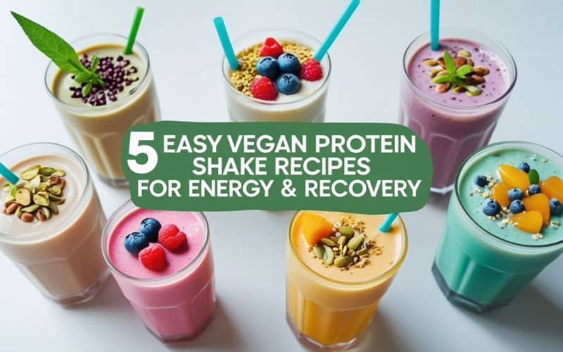 5 Easy Vegan Protein Shake Recipes for Energy & Recovery