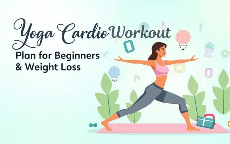 Yoga Cardio Workout Plan for Beginners & Weight Loss