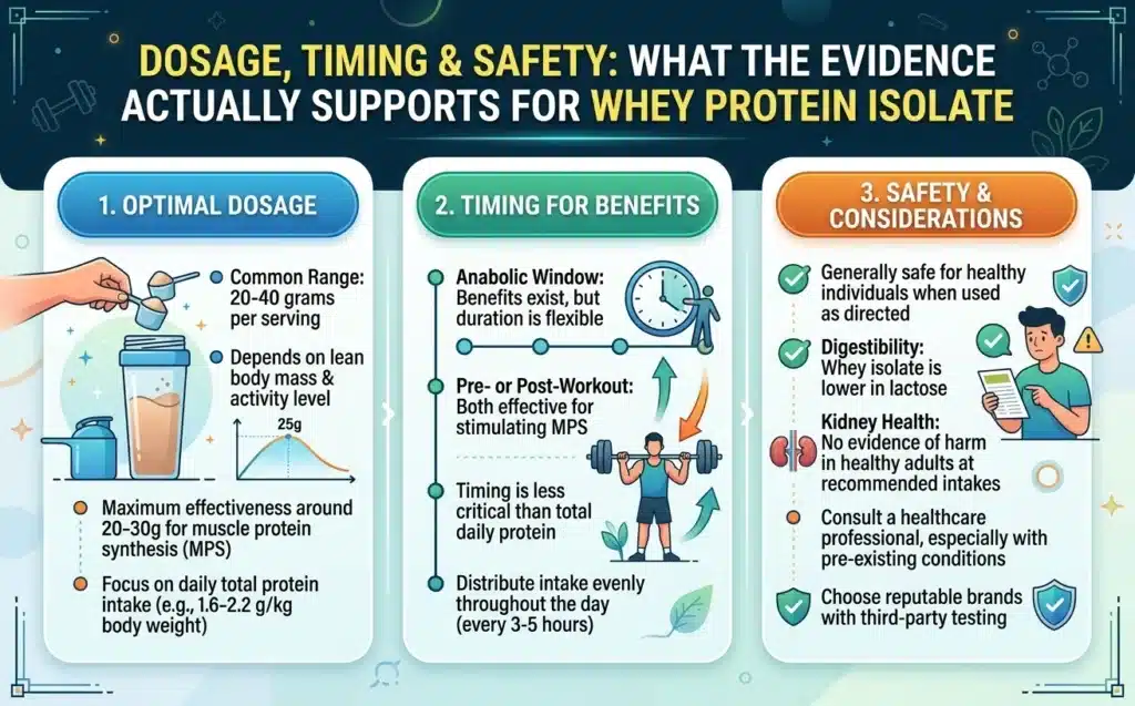 Dosage, Timing and Safety