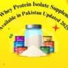 Best Whey Protein Isolate Supplements Available in Pakistan Updated 2025