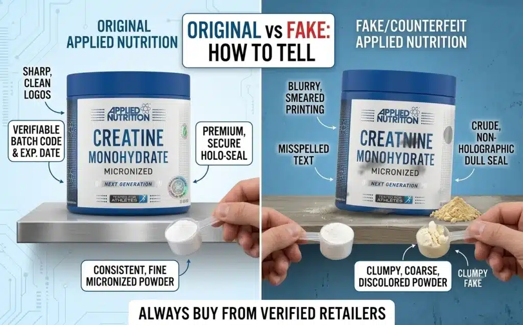 Original vs Fake Creatine How to Tell the Difference