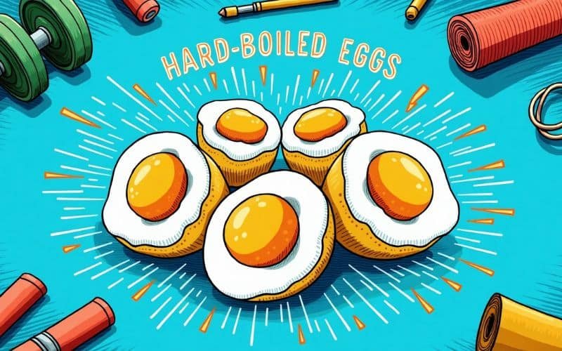 Hard-Boiled Eggs in Fitness: The Simple Superfood for Gains