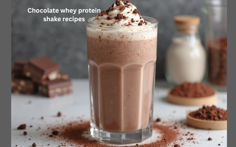 Chocolate whey protein shake recipes