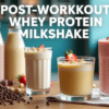 Post-workout whey protein milkshake ideas