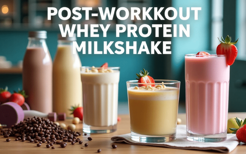Post-workout whey protein milkshake ideas