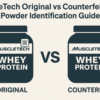 MuscleTech Original vs Fake powder