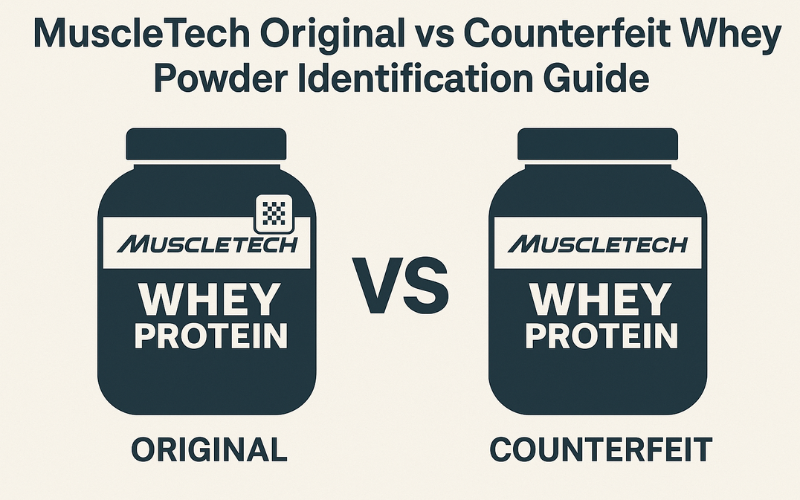 MuscleTech Original vs Fake powder