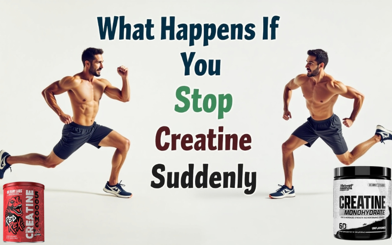 what happens if you stop creatine suddenly