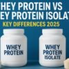 whey protein vs whey protein isolate