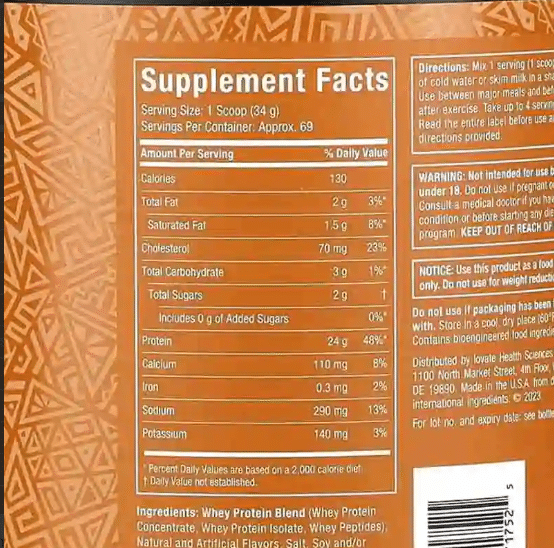 nitro tech whey gold limited edition