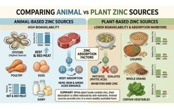 Animal Zinc Sources | Best Foods for Immunity & Strength