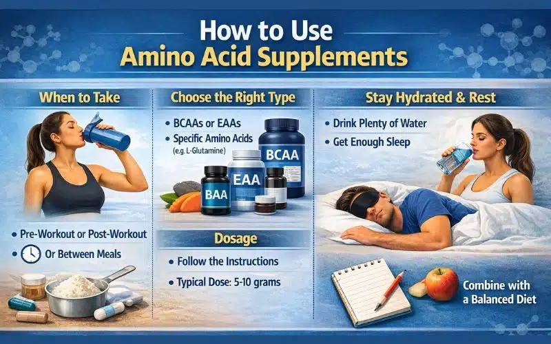 how to use amino acid supplements