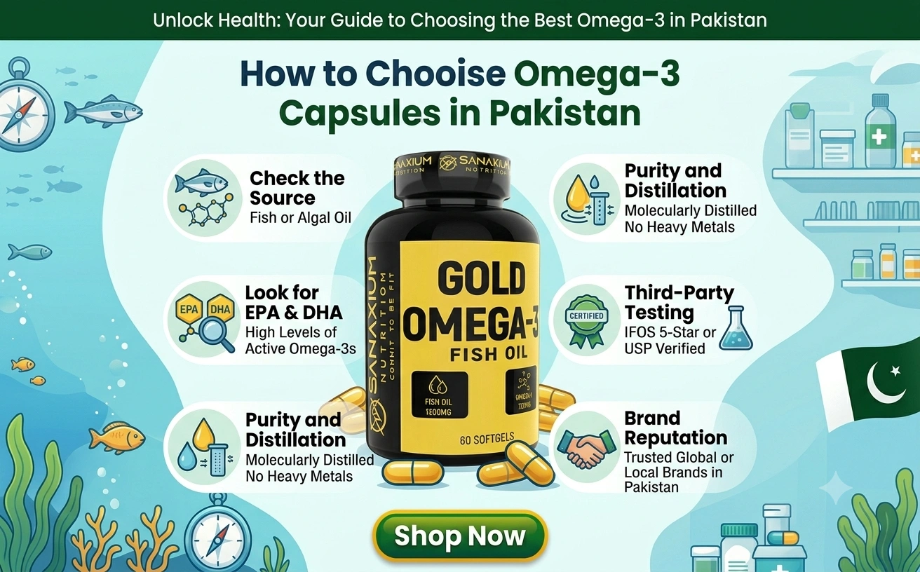 How to Choose Omega-3 Capsules in Pakistan