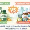 Local vs Imported Vitamins