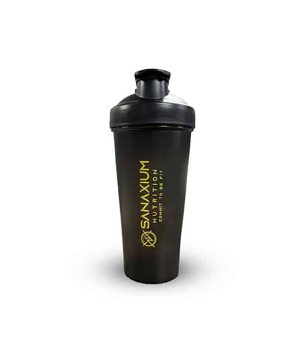 Sanaxium Nutrition Shaker Bottle Black 700ml