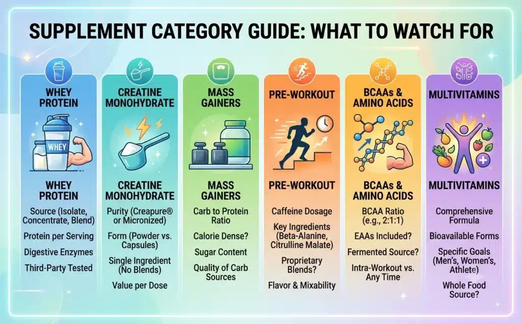 Supplement Category Guide