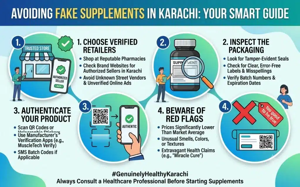 Avoiding Fake Supplements in Karachi