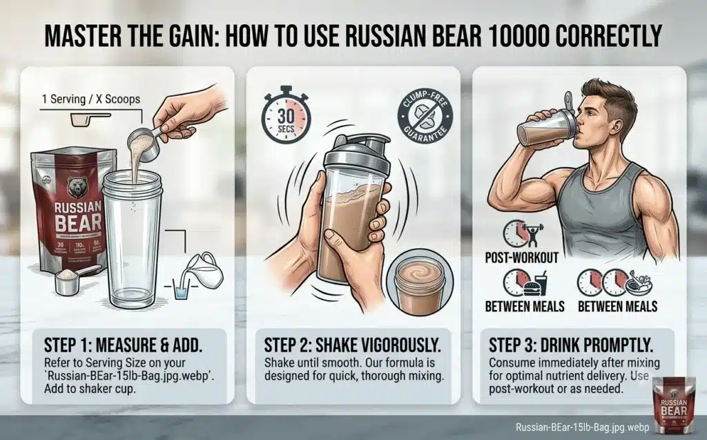 How to Use Russian Bear 10000 Correctly