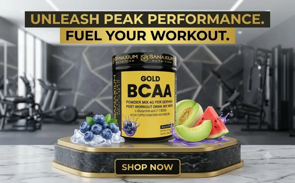 Sanaxium Nutrition Gold BCAA 300g 46 Servings