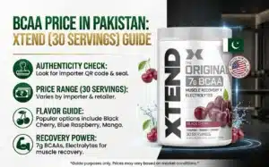 BCAA Price in Pakistan: Xtend BCAA (30 Servings) Guide