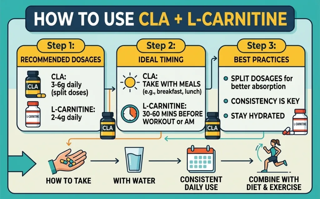 How to Use CLA + L-Carnitine
