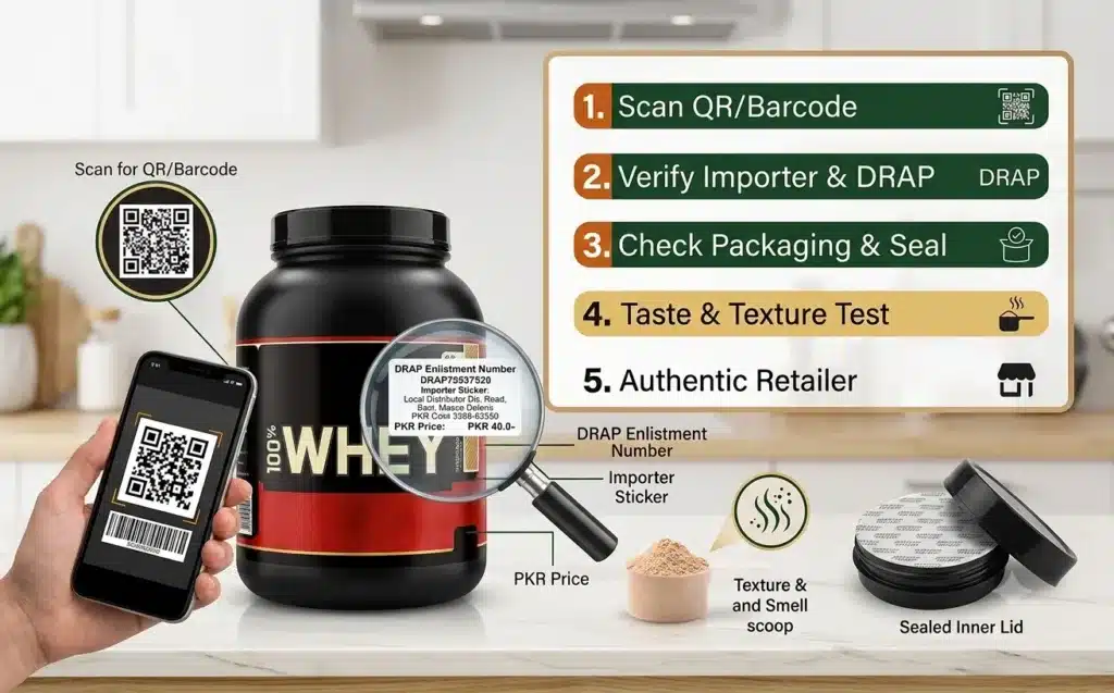 How to Verify Authentic Whey Protein in Pakistan