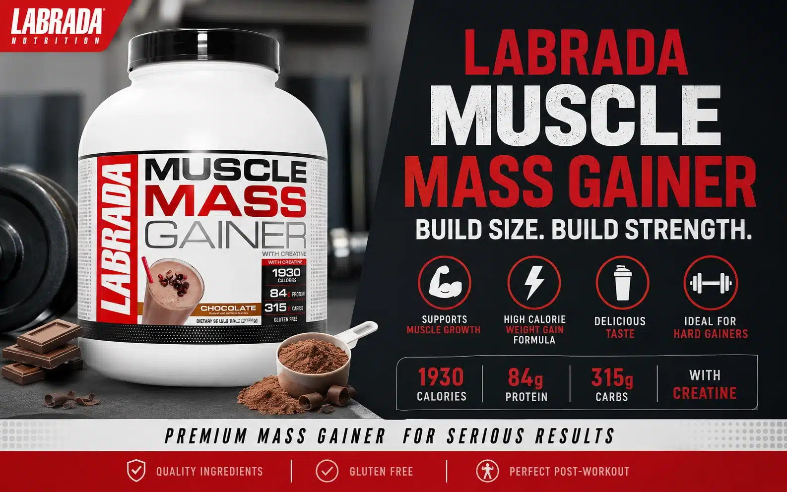 Labrada Muscle Mass Gainer Price in Pakistan 2026