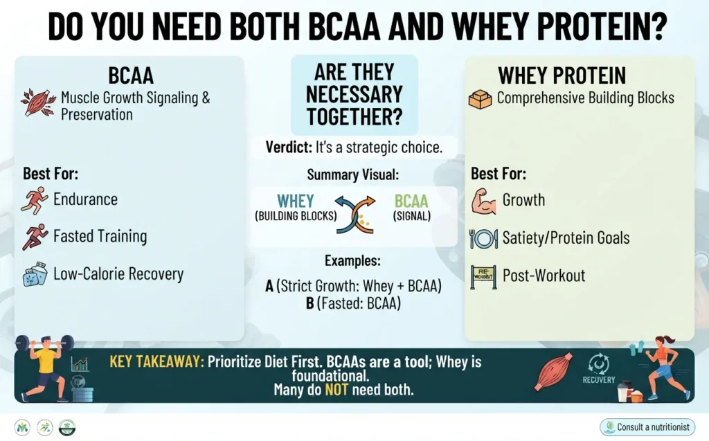 Do You Need Both BCAA and Whey Protein